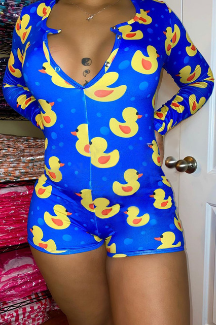 Combi de pyjama design print